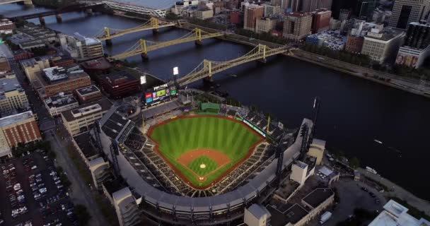 Pnc Baseball Park September 2019 Pittsburgh Pennsylvania Pnc Park Has — Vídeos de Stock