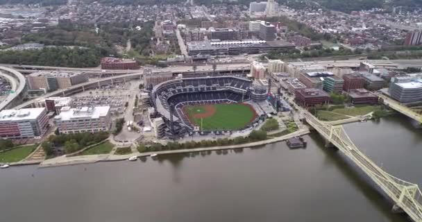 2019年9月25日在宾夕法尼亚州匹兹堡的Pnc棒球公园 自2001年以来 国家警察公园一直是匹兹堡海盗的发源地 — 图库视频影像