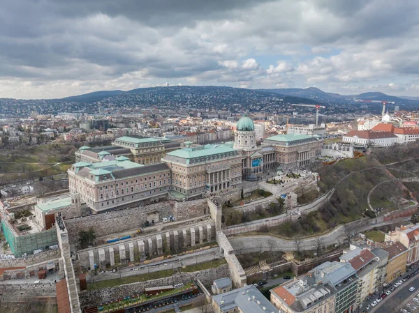 Замок Буда Будапеште Венгрия Дворцовая Площадка Выставок Венгерской Национальной Галереи — стоковое фото