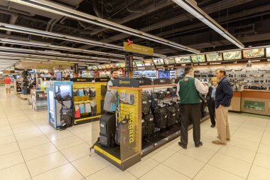 One of the most famous Photo Video Equipment Shop in NYC. B&H at West 34th Street, Manhattan