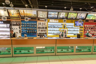 One of the most famous Photo Video Equipment Shop in NYC. B&H at West 34th Street, Manhattan