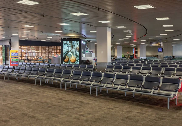 Newark New Jersey October 2019 Empty Airport Departure Area Empty — Stock Photo, Image