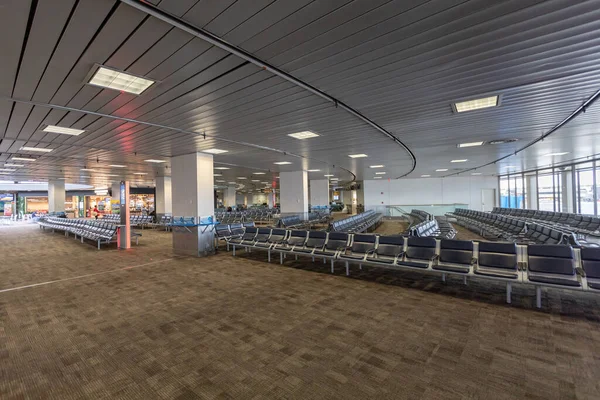 Newark ニュージャージー州 2019年10月8日 空の空港 空席がある出発エリア — ストック写真