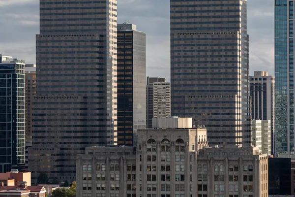 Philadelphia City Center Business District Skyscrapers Inglês Pennsylvania — Fotografia de Stock