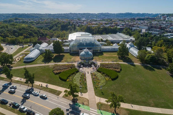 Phipps Conservatory Botanical Gardens Pittsburgh Pensilvânia Centro Horticultura Schenley Park — Fotografia de Stock