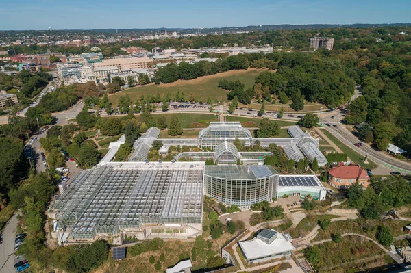 Phipps Conservatory Botanical Gardens Pittsburgh Pennsylvania Schenley Park Horticulture Hub — Stockfoto