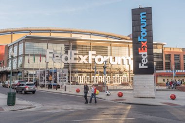 Memphis City Fedex Forum Palace. Tennessee, USA