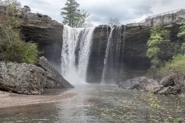 stock image Noccalula Falls. Black Creek. Noccalula Falls Park and Campgrounds. Alabama, Gadsden