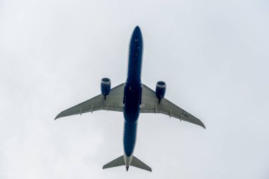 British Airways Airlines Boeing 787 Dreamliner G-ZBKF taking off in London Heathrow International Airport.