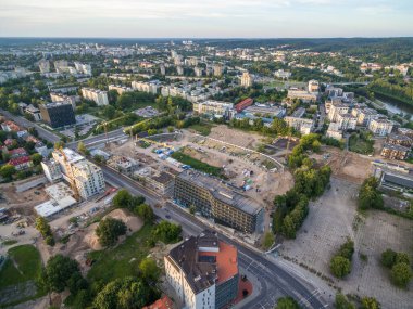 Old and Destroyed Zalgiris Stadium in Vilnius, Lithuania.