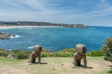 Sculpture in Sydney, Close to Bondi Beach. Australia. Modern Art Exhibition