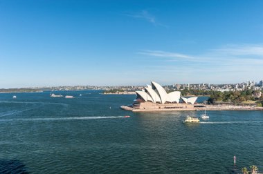 Sydney Cityscape and Harbour in Background. Australia