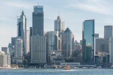 Sydney Harbour With Business district. Cityscape