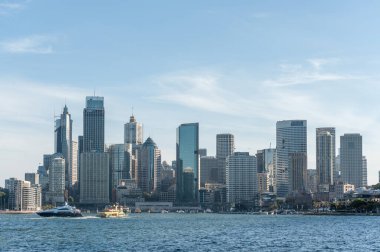 Sydney Harbour With Business district. Cityscape