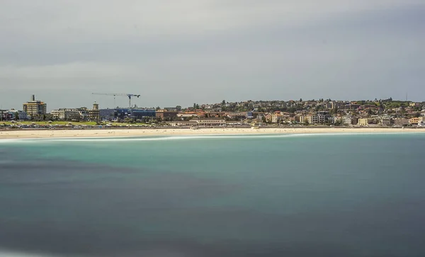 Сиднейский Пляж Бонди Длинной Экспозицией Фильтр Использовании Австралия — стоковое фото
