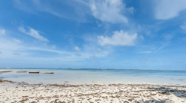 Strand Auf Den Seychellen Insel Indischen Ozean Mit Schönem Sandstrand — Stockfoto