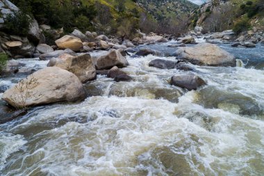 Kern River and Cow Flat Creek. California. USA