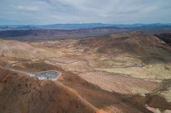 Dante View Point Death Valley Road Parking Area Mountain Background — Φωτογραφία Αρχείου