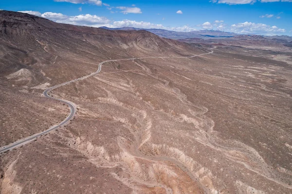 Death Valley Empty Road Background California — Fotografia de Stock