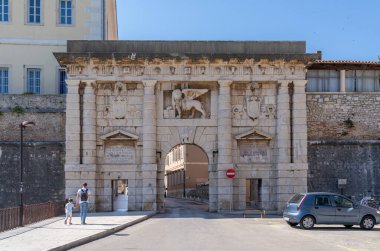 The Land Gate to Zadar City, Croatia