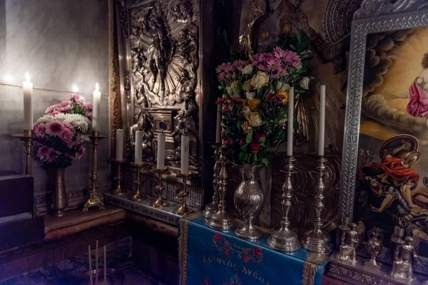 Kudüs Srail Aralık 2018 Kutsal Mezar Kilisesi Şleri Diriliş Kilisesi — Stok fotoğraf