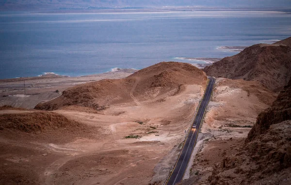 Death Sea Mountain Background Israel Landscape — Stock fotografie