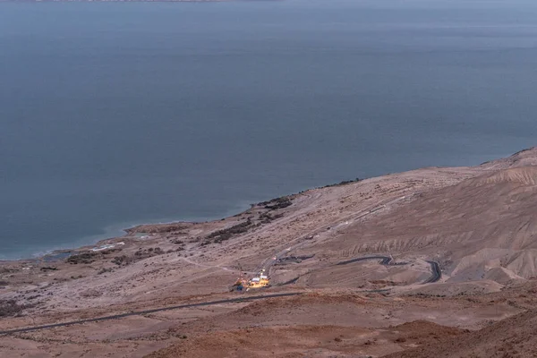 Morze Śmierci Góry Tle Izrael — Zdjęcie stockowe