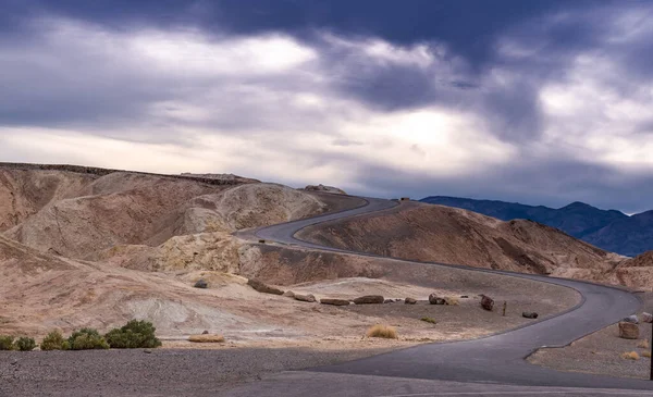 Zabriskie Point Part Amargosa Range Located East Death Valley National — Fotografia de Stock