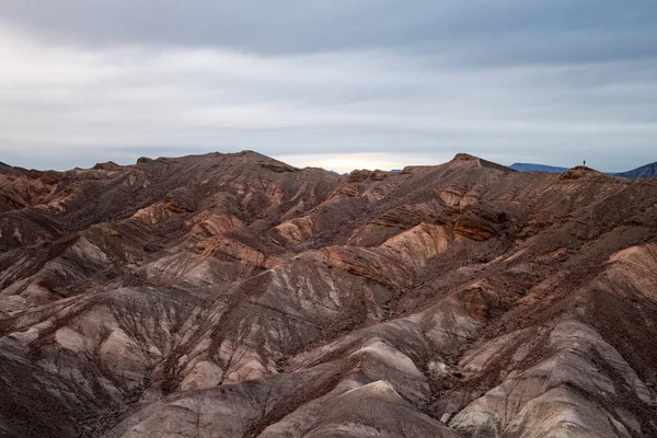Zabriskie Point Part Amargosa Range Located East Death Valley Death — Stock Photo, Image