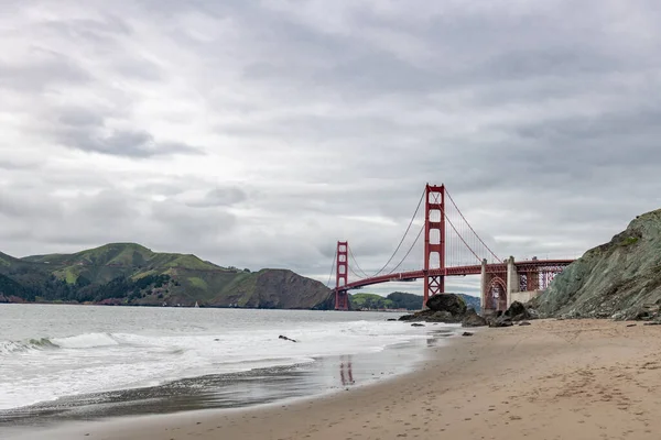 Golden Gate Bridge San Francisco California Golden Gate Bridge Suspension — стокове фото