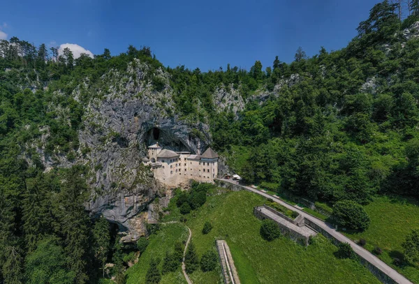 Predjama Castle Slovenia Europe Renaissance Castle Built Cave Mouth South — Stok fotoğraf