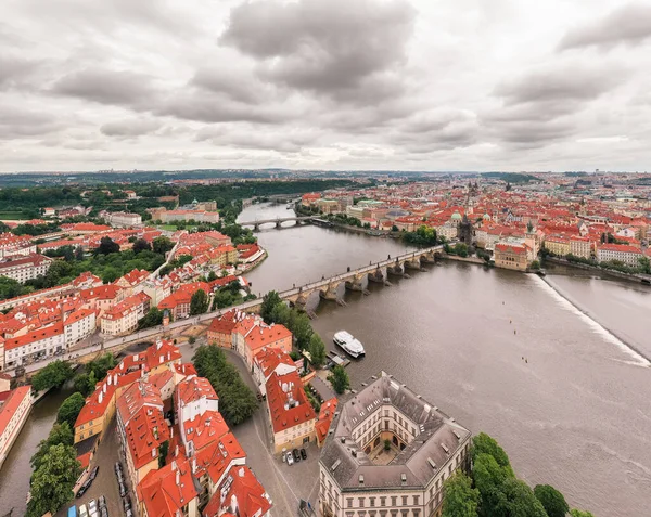 Prague Old Town Czech Republic Famous Sightseeing Places Background Charles — Fotografia de Stock