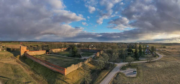 Medininkai Castle Lithuania Medieval Castle Vilnius District Lithuania Built First — ストック写真