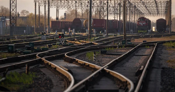Réseau Ferroviaire Lituanie Radviliskis Est Une Capitale Ferroviaire Bien Connue — Photo