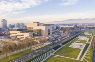 Hırvatistan 'ın Zagreb kentindeki Ulusal ve Üniversite Kütüphanesi