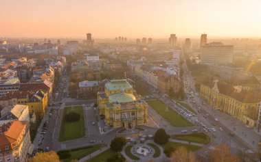 Croatian National Theater in Zagreb. The Croatian National Theater in Zagreb, commonly referred to as HNK Zagreb, is a theater, opera and ballet house located in Zagreb.