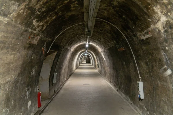 Tunnel Gric Zagreb Old Town Croatia 2Ww Old Abandoned Tunnel — Stockfoto