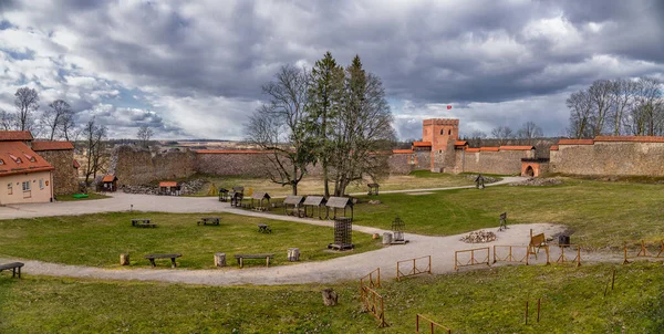 Medininkai Castle Lithuania Medieval Castle Vilnius District Lithuania Built First — Stock Fotó