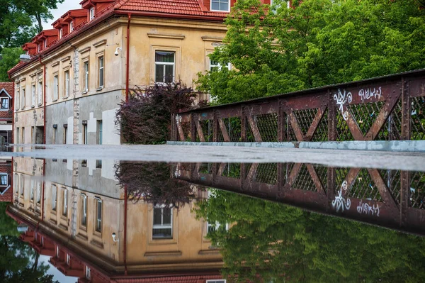 stock image Vilnius Famous District Uzupis. Architecture. Lithuania