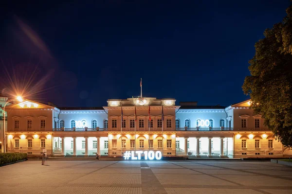 Vilnius Presidential Palace Lithuania — Stockfoto