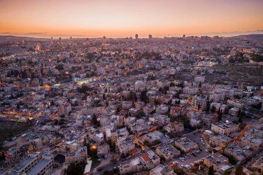 Jerusalem old city, Israel. View to Jerusalem city.