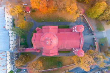 Roof of Church of St. Peter and St. Paul, Vilnius, Lithuania