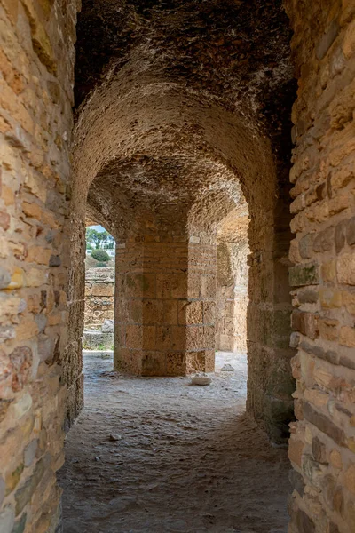 Badet Antoninus Eller Baths Carthage Tunis Tunisien Det Här Den — Stockfoto