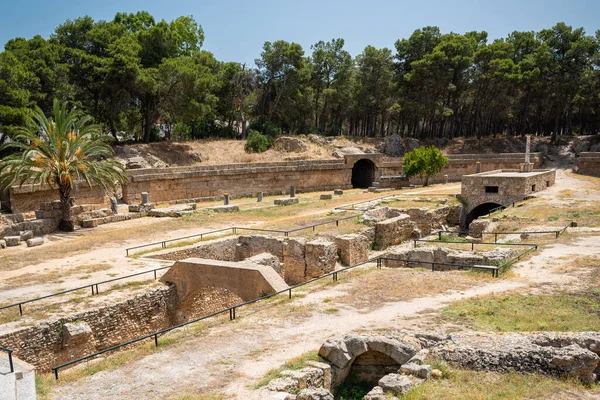 Carthage Amphitheatre Tunisia Roman Amphitheatre Constructed First Century City Carthage — Stock Photo, Image