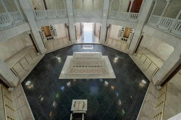 Interior Bourguiba Mausoleum Monastir Tunisia Monumental Grave Monastir Tunisia Containing — Foto Stock