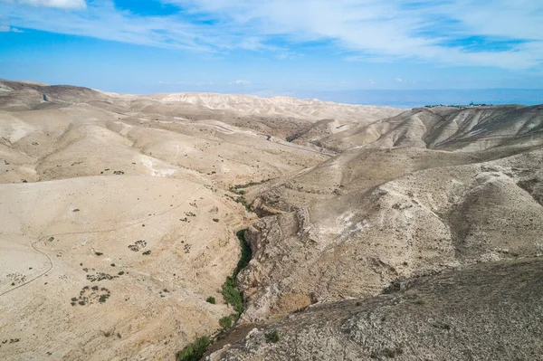 Prat River Israel Wadi Qelt Valley West Bank Originating Jerusalem — Stock Photo, Image