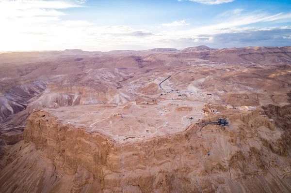 Masada Antigua Fortificación Distrito Sur Israel Parque Nacional Masada Región — Foto de Stock