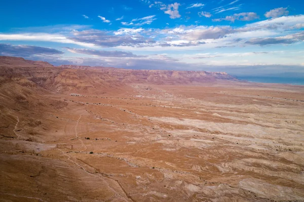 Parco Nazionale Masada Nella Regione Israeliana Del Mar Morto — Foto Stock