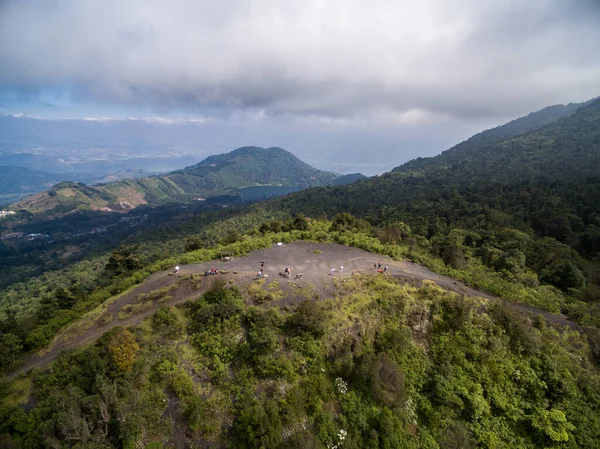 Paisaje Guatemala Con Volcanes Pacaya Segundo Plano — Foto de Stock