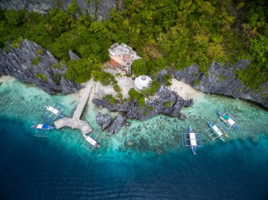 Matinloc Shrine in El Nido, Palawan, Philipines.